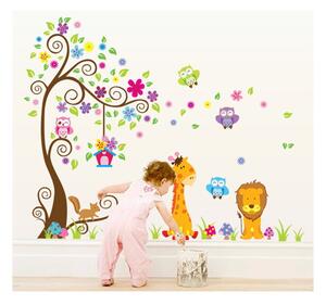 Set di adesivi murali dell'albero gigante per bambini - Ambiance