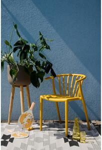 Sedia da giardino gialla Capri - Bonami Essentials