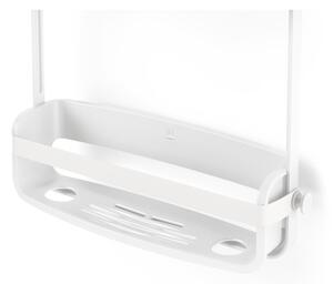 Mensola in plastica bianca sospesa per il bagno Flex - Umbra