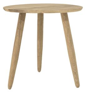 Tavolino in legno di quercia, ø 40 cm Uno - Canett