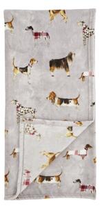 Coperta in micropile 130x170 cm Country Dogs - Catherine Lansfield