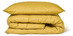 Biancheria da letto matrimoniale in cotone giallo senape , 200 x 220 cm - Bonami Selection