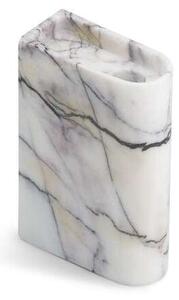 Northern - Monolith Candle Holder Medium Mixed White Marble