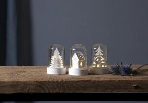 Decorazioni luminose bianche con motivo natalizio in set di 3 pezzi ø 5,5 cm Kupol - Star Trading
