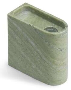 Northern - Monolith Candle Holder Low Mixed Green Marble