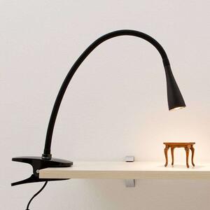 Lindby - Baris LED Lampada con Morsetto Black Lindby