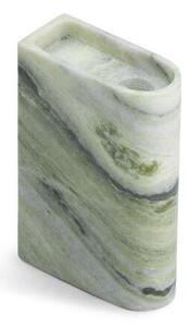 Northern - Monolith Candle Holder Medium Mixed Green Marble