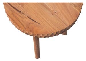 Tavolino rotondo in legno massiccio di acacia ø 32 cm Manzi - WOOOD