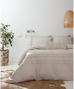Biancheria da letto in cotone grigio e beige , 135 x 200 cm Izmir - Pineapple Elephant
