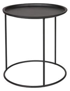 Tavolino nero , Ø 40 cm Ivar - WOOOD
