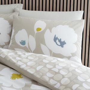 Biancheria da letto bianca e beige per letto matrimoniale 200x200 cm Craft Floral - Catherine Lansfield