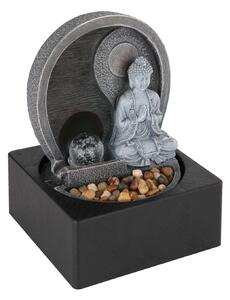 LED da interni Fontana, antracite/grigio, Buddha