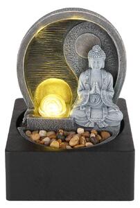 Globo LED da interni Fontana, antracite/grigio, Buddha