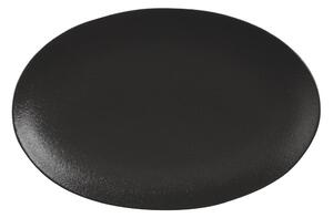 Piatto in ceramica nera Caviar, 25 x 16 cm - Maxwell & Williams