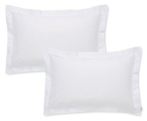 Set di 2 federe in cotone Oxford sateen bianco, 50 x 75 cm Cotton Sateen - Bianca