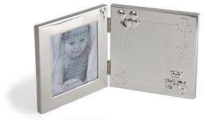 Cornice da appoggio/parete in metallo color argento 17x22 cm Happy Baby - Zilverstad