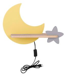 Apparecchio giallo per bambini Moon - Candellux Lighting