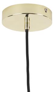 Lampada a sospensione in metallo color oro Lucid, ø 35 cm - Leitmotiv