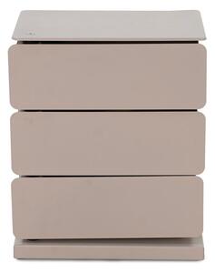 Cassettiera in metallo grigio-beige 37x54,5 cm Joey - Spinder Design
