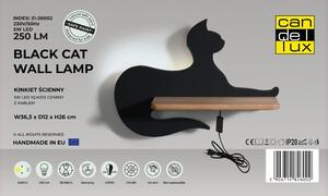 Apparecchio nero per bambini Cat - Candellux Lighting