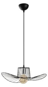Lampada a sospensione nera Tel Hat, ø 50 cm - Opviq lights