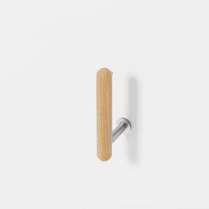Porta carta igienica a parete in legno di quercia Yoku - Wireworks