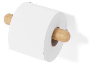 Porta carta igienica a parete in legno di quercia Yoku - Wireworks
