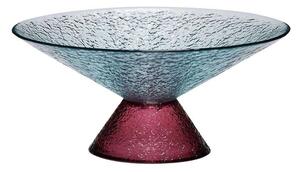 Hübsch - Bonbon Glass Bowl Large Blue/Red Hübsch