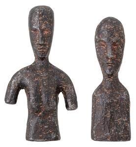 Statuette in metallo in set di 2 pezzi 11,5 cm Rhea - Bloomingville