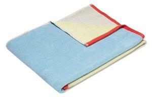 Hübsch - Block Towel Large Light blue/Multicolour Hübsch