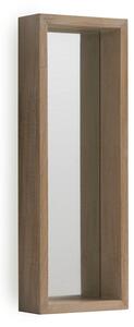 Specchio da parete in legno di paulownia Pure, 62 x 22 cm - Geese