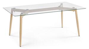 Tavolino Oakland Frassino 110x60 in Vetro