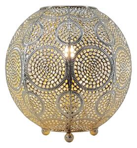 Lampada da tavolo Stampa, sferica, alta 22 cm