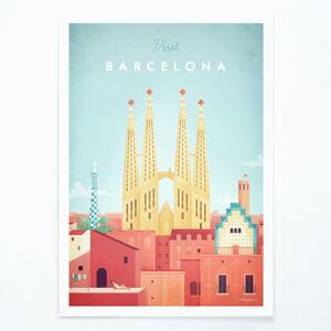 Poster , 30 x 40 cm Barcelona - Travelposter
