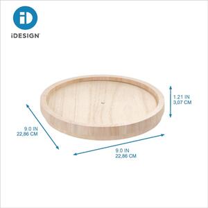 Organizzatore in legno girevole per spezie Roundabout - iDesign/The Home Edit
