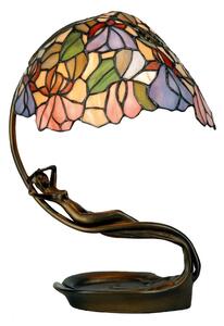 Clayre&Eef Eccellente lampada da tavolo Eve in stile Tiffany