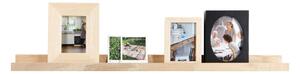 Mensola per quadri in legno di quercia in colore naturale 100 cm Photoframe - vtwonen