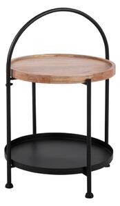 Tavolino rotondo in legno di mango ø 39 cm Tray - Leitmotiv