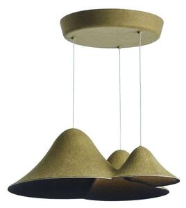 Loom Design - Panorama Lampada a Sospensione Small Green/Black Loom Design