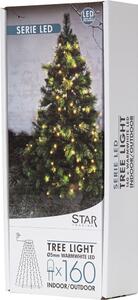 Catena luminosa con motivo natalizio numero di lampadine 160 pezzi lunghezza 200 cm Serie LED - Star Trading