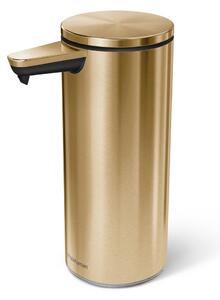 Dispenser di sapone in acciaio inox color oro 266 ml - simplehuman