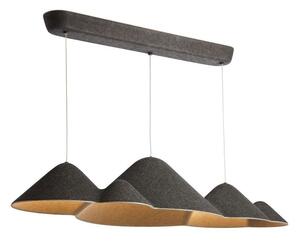 Loom Design - Panorama Lampada a Sospensione Large Mix Black/Grey Loom Design