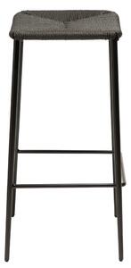 Sgabello da bar nero con gambe in acciaio DAN-FORM , altezza 68 cm Stiletto - DAN-FORM Denmark