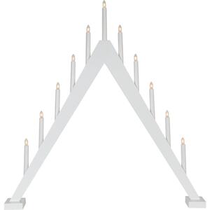 Portacandele natalizio a LED bianchi, altezza 79 cm Trill - Star Trading