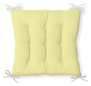 Cuscino di seduta in misto cotone Lime, 40 x 40 cm - Minimalist Cushion Covers