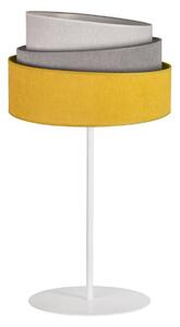 Lampada da tavolo Pastell Trio giallo/grigio 50 cm