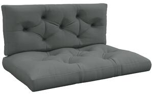 Outsunny Cuscino da Seduta Imbottita con Cuciture a Bottoni, 120x80x10 cm, Grigio | Aosom Italy