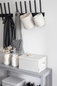Organizzatore in tessuto beige Appendino, ø 17 cm - Bigso Box of Sweden