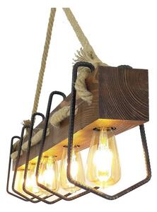 Lampada a sospensione in legno di pino Jason - Opviq lights