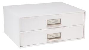 Cassetto portadocumenti bianco a 2 livelli , 33 x 22,5 cm Birger - Bigso Box of Sweden